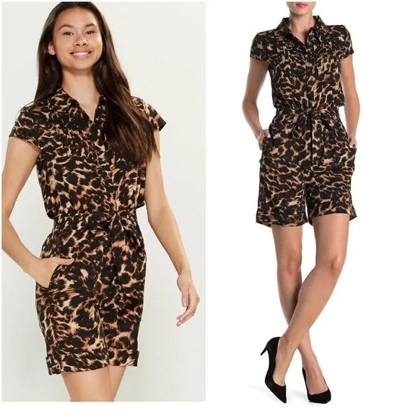 Walter Baker oconner romper, Leopard - Picture 2 of 8